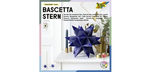 Feuille de papier pliable étoile Bascetta