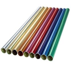 Feuille de bricolage en aluminium, or / bleu