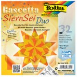 Feuilles de papier pliable étoile Bascetta, 75 g/m2