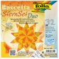 Feuilles de papier pliable étoile Bascetta, 75 g/m2