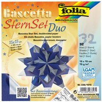 Feuilles de papier pliable étoile Bascetta, 75 g/m2