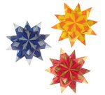 Feuilles de papier pliable étoile Bascetta, 75 g/m2