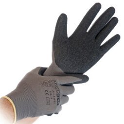 Gants de travail Skill, S, gris/noir