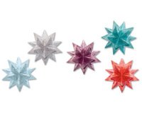 Feuilles de papier pliable étoile Bascetta, violet /