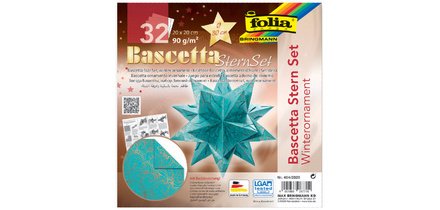 Feuilles de papier pliable étoile Bascetta, violet /