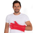 Gant en silicone 'HEATBLOCKER', rouge