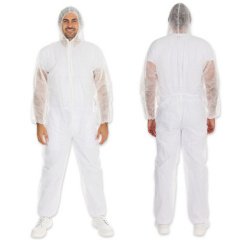 Combinaison PP HYGONORM avec capuche blanche