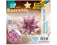 Feuilles de papier pliable étoile Bascetta, violet /