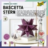 Feuilles de papier pliable étoile Bascetta, violet /
