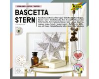 Feuilles de papier pliable étoile Bascetta, blanc /