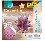 Feuilles de papier pliable étoile Bascetta, cuivre
