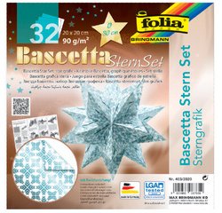 Feuilles de papier pliable étoile Bascetta, cuivre