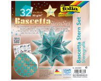 Feuilles de papier pliable étoile Bascetta, cuivre