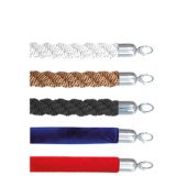 Corde pour poteau d'accueil CLASSIC, rouge / argent