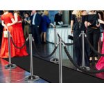 Set de 2 poteaux d'accueil CLASSIC, chrome