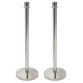 Set de 2 poteaux d'accueil CLASSIC, chrome