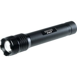 Zaklamp, 10 watt, 1.000 lumen, zwart