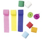 Banderolle de papier crépon, (l)50 mm x (L)10 m