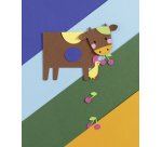 Bloc de carton de bricolage, A3, couleurs