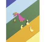 Bloc de carton de bricolage, A3, couleurs