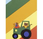 Bloc de carton de bricolage, A3, couleurs