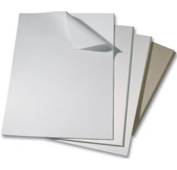 Carton gris, (L)400 x (H)500 mm, épaisseur: 1,5 mm