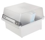 Boîte à fiches pour 800 cartes, A5 paysage, gris clair