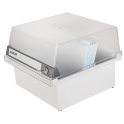 Boîte à fiches pour 800 cartes, A5 paysage, gris clair