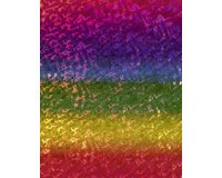 Film holographique adhésif, 400 mm x 5 m, arc-en-ciel