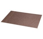 Rhodiarama sous-main rigide simili cuir italien 60x40 cm - Chocolat