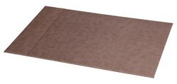 Rhodiarama unterlage aus festem italienischem Kunstleder 60 x 40 cm - Schokolade