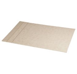 Desk pad, faux leather, 600 x 400 mm, beige