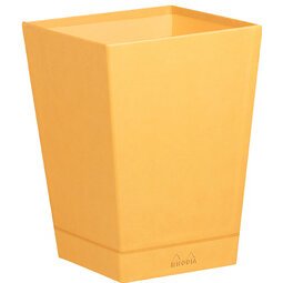 Rhodiarama Papierkorb 27x27x32cm - Orange