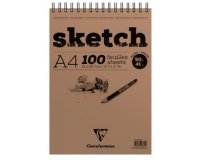 Clairefontaine sketch pad 90g, 100 sheets, a3, white - white