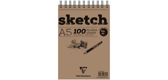 Bloc croquis SKETCH, A5, 100 feuilles