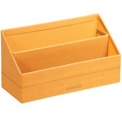 Mail holder, in faux leather