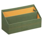 Rhodiarama Italian faux leather mail carrier 25 x 10 x 14 cm - Rosewood