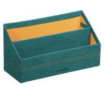 Rhodiarama Dokumentenhalter aus italienischem Kunstleder 25 x 10 x 14 cm - Salbei