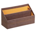 Porte-courrier, en simili cuir