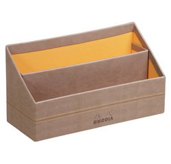 Porte-courrier, en simili cuir