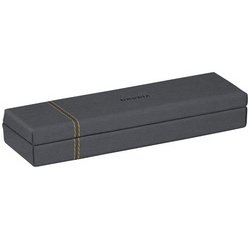 Rhodiarama plumier simili cuir italien 21x5,5x3 cm - Titane