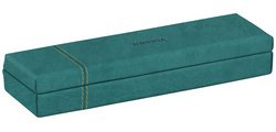 Stiftehalter  aus Kunstleder Salbei