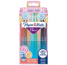 Paper:Mate Stylo feutre Flair 'Candy Pop', pochette de 16