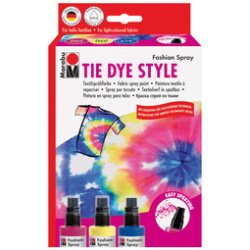 peinture textile à vaporiser 'Fashion-Spray', Set TIE