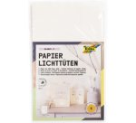 Sachet de papier photophore, blanc uni