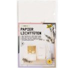 Sachet de papier photophore 'étoiles', grand, papier