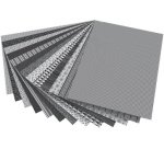 Carton à motif 'Noir / Blanc', 500 x 700 mm, 270 g/m2