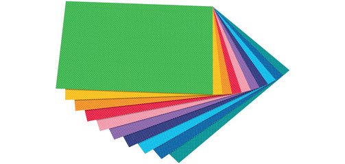 Carton à motif 'points petit', 500 x 700 mm, 300 g/m2