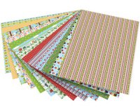 Carton à motif 'Jardin', 500 x 700 mm, 270 g/m2