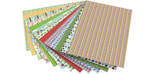 Carton à motif 'Jardin', 500 x 700 mm, 270 g/m2